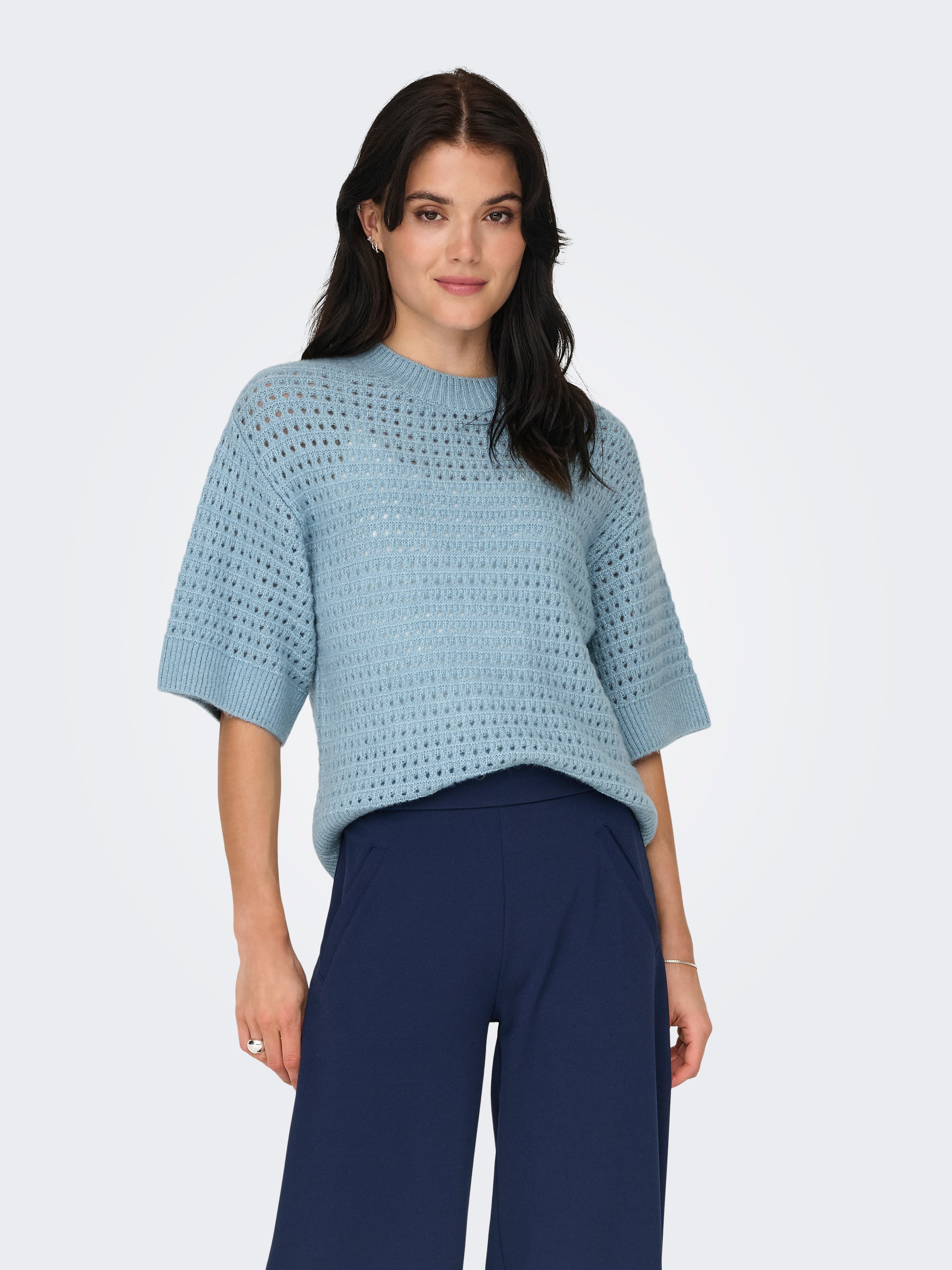 JDYLUCIE Strickpullover Powder Blue