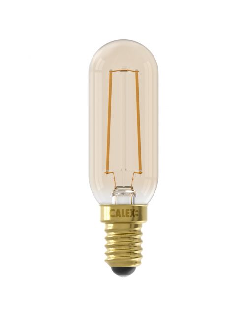 Calex Led Buis Goud Straight Filament E14 3.5w 250lm - Lichtbron -