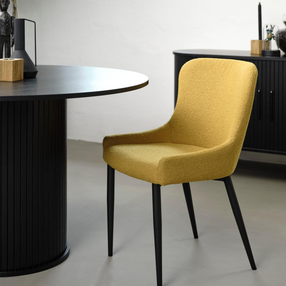 Lenn houten eettafel Zwart eiken
