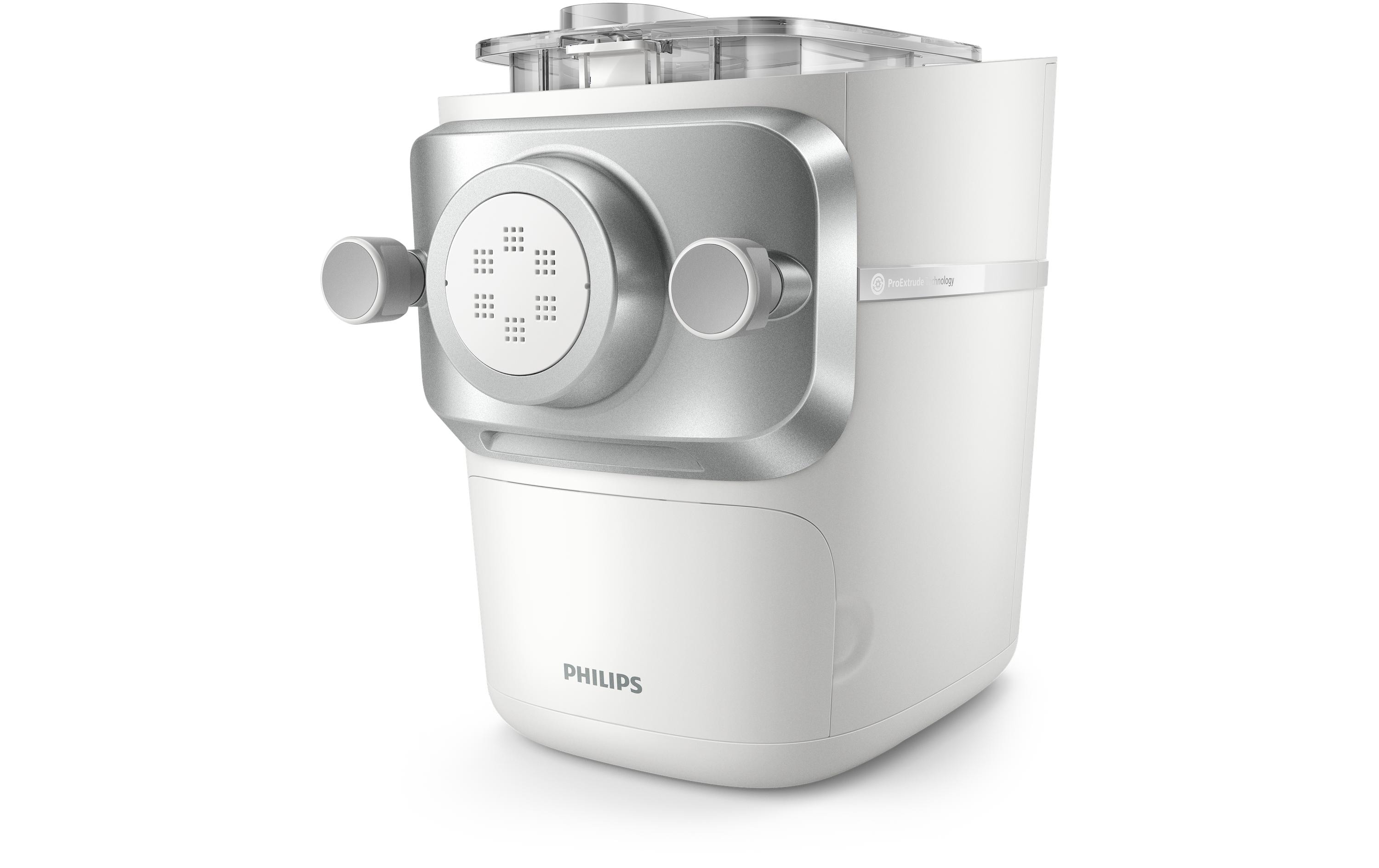 Pastamaschine HR2660/00, Silber/Weiss<br>Leistungsstarke Pastamaschine mit 6 verschiedene Pastasorten