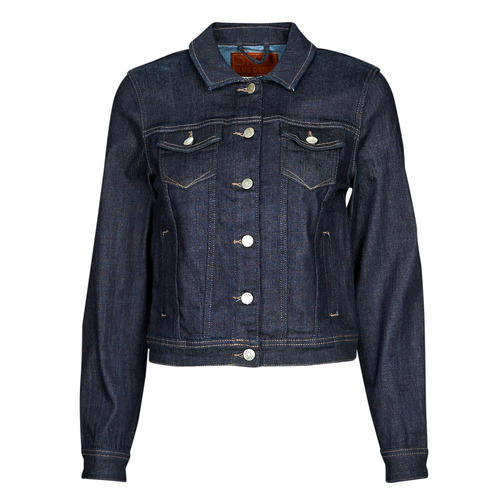Only - ONLTIA LIFE DNM JACKET RAW PIM - Dark blue denim