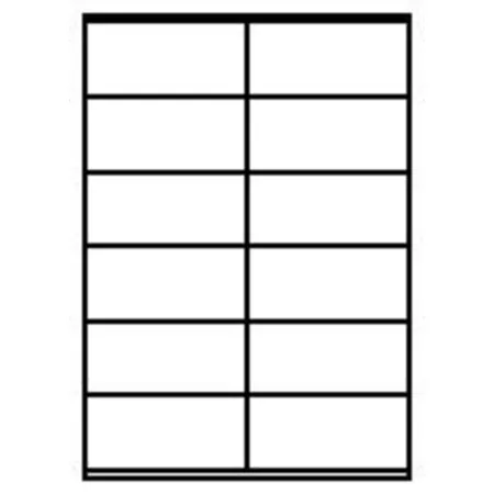 labelmedia 120 Etiketten 10 Blatt DIN A4 105 X 48