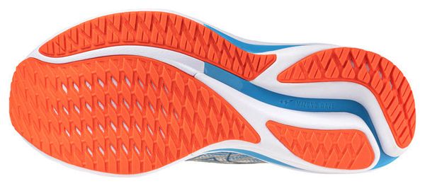 Chaussures Running Mizuno Wave Rider 28 Blanc/Bleu/Rouge Homme