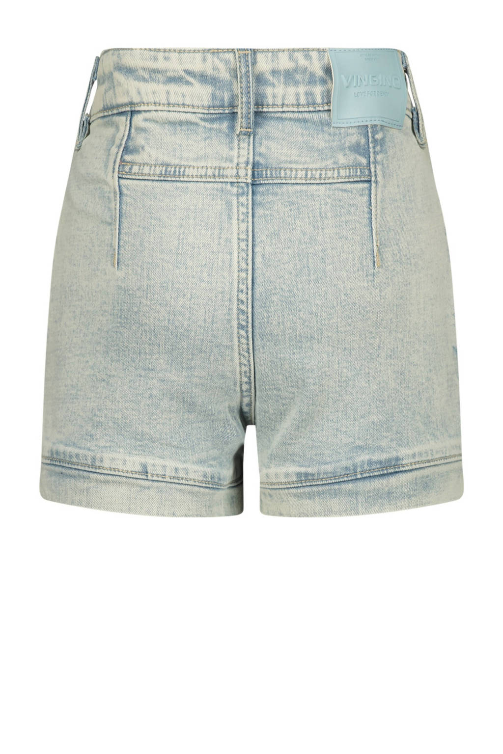 Vingino high waist denim short Dana light vintage