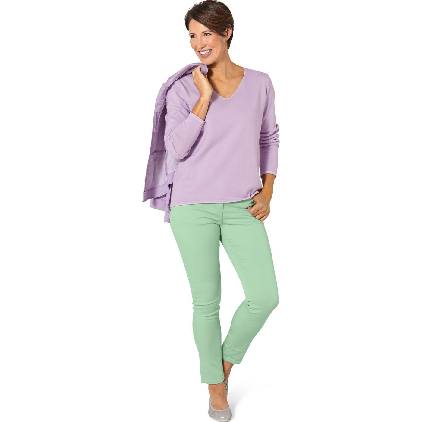 MadiesFashionColored Jeans Kurzgrösse «Kia»