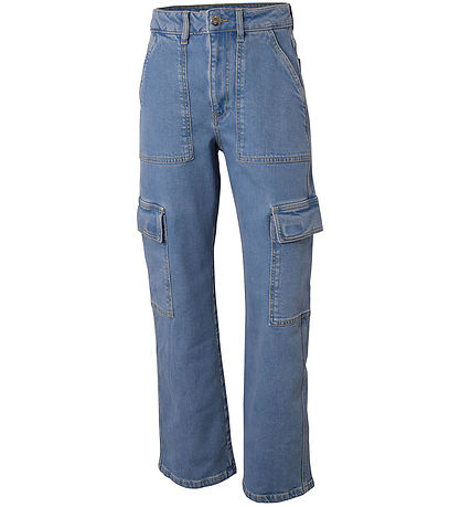 Hound Jeans - Cargo - Wide - Blåe Denim