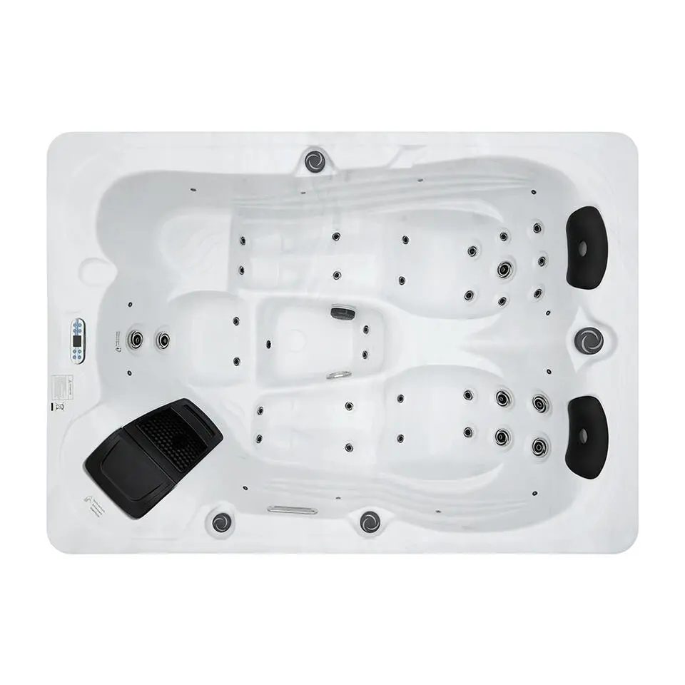 HOME DELUXE Outdoor Whirlpool SUNSET Met trap en thermische afdekking