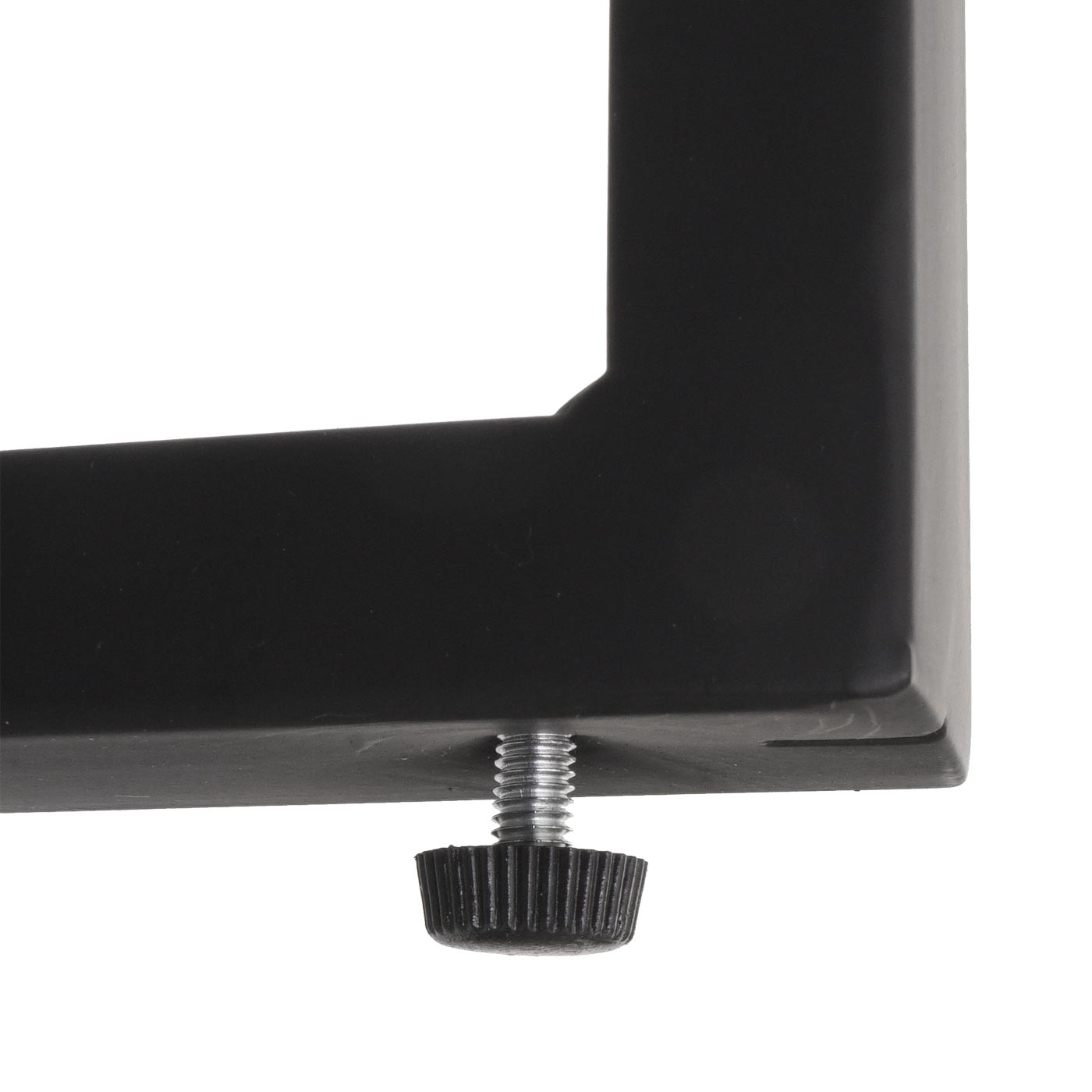 Schreibtisch MCW-L53, Bürotisch Computertisch Arbeitstisch, Metall 100x54cm ~ dunkle Wildeiche