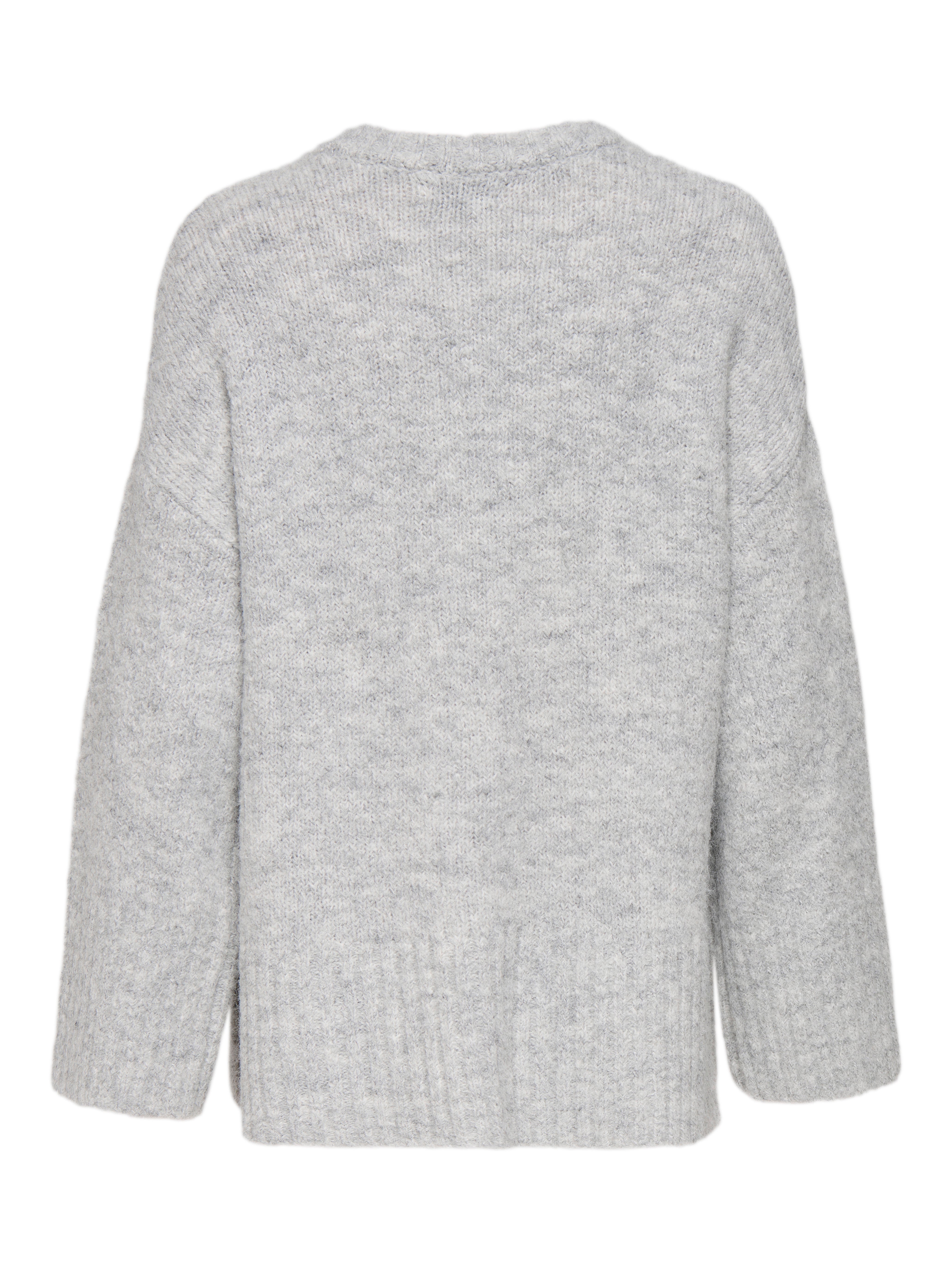 ONLMAGGIE Strickpullover Light Grey Melange
