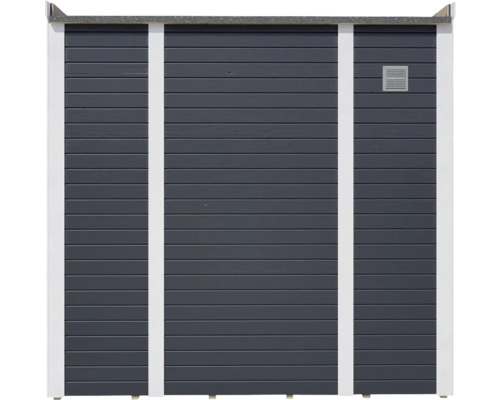 Cubo 1 tuinhuis met vloer, 234 x 121 cm, antraciet