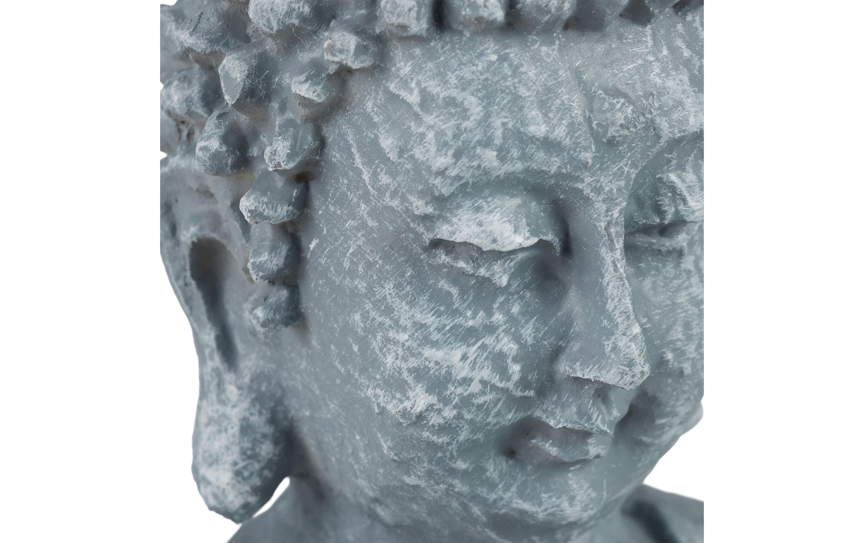 Dekofigur Buddha GrauBuddha-Skulptur