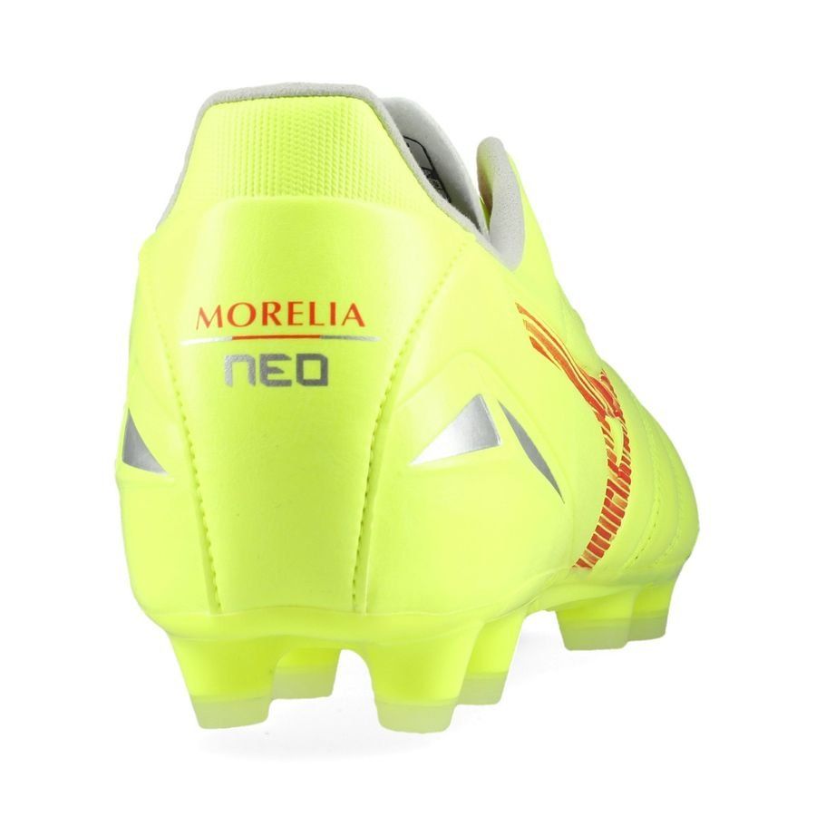 Mizuno Morelia Neo IV Pro FG/AG Dyna - Jaune/Rouge