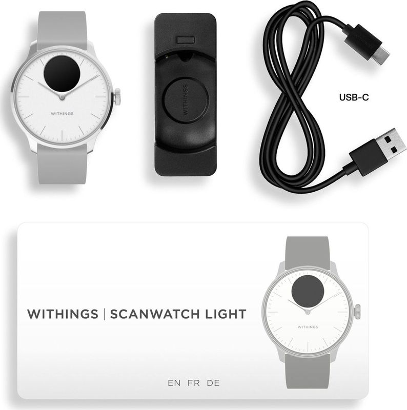 Withings Scanwatch Light - Wit 37mm