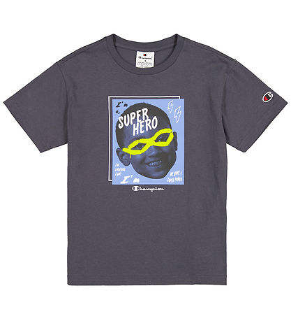 Champion T-Shirt - Grau/Super Hero