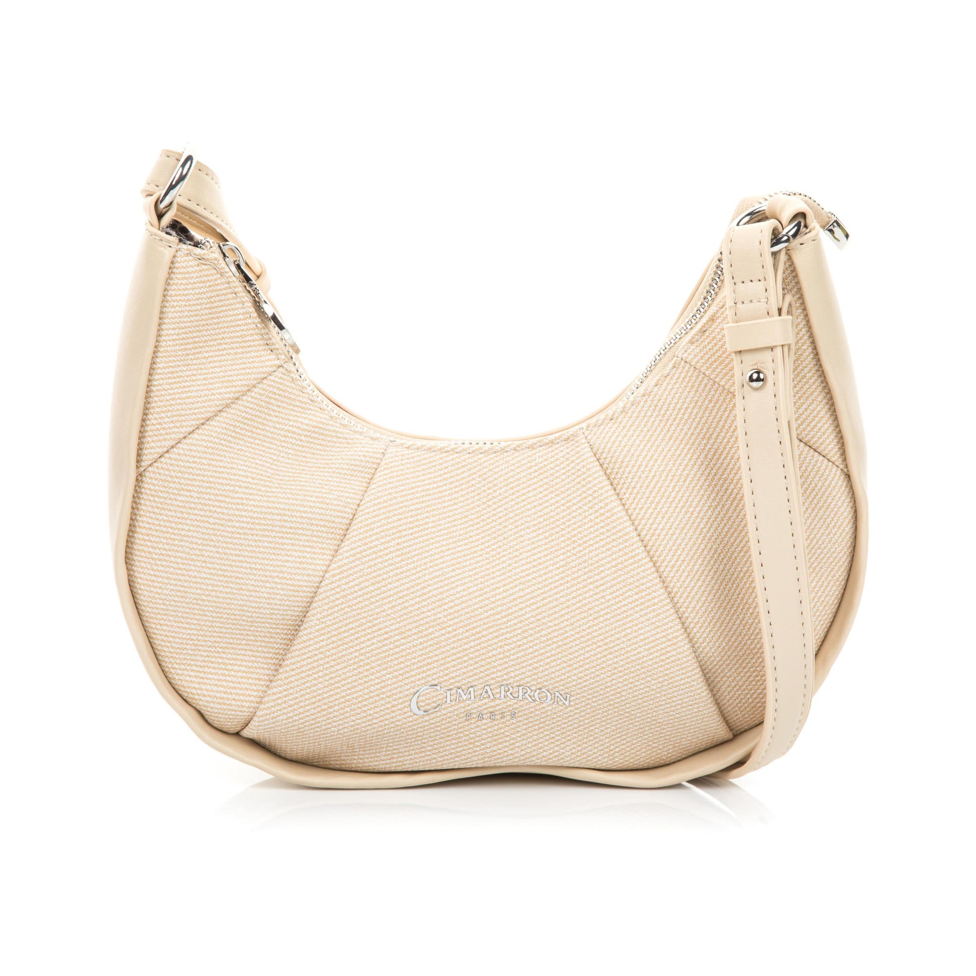 Sac bandoulière beige