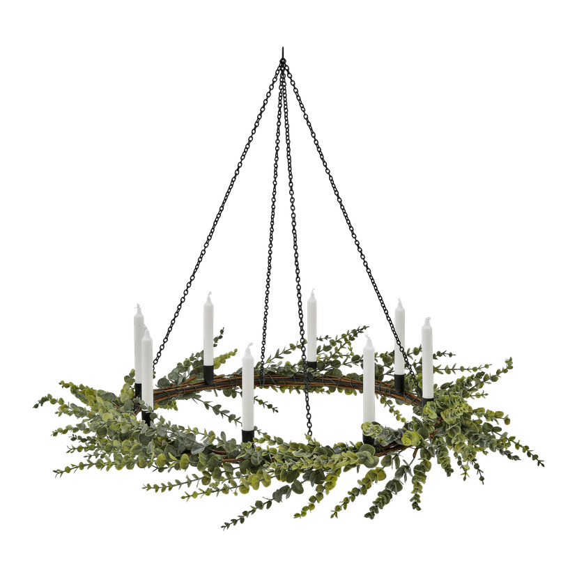 Lysekrone for levende lys Ø64 cm