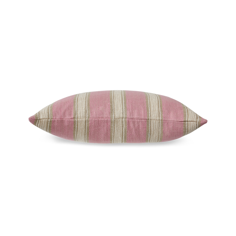 Sierkussen Woven striped blush 60x40 cm