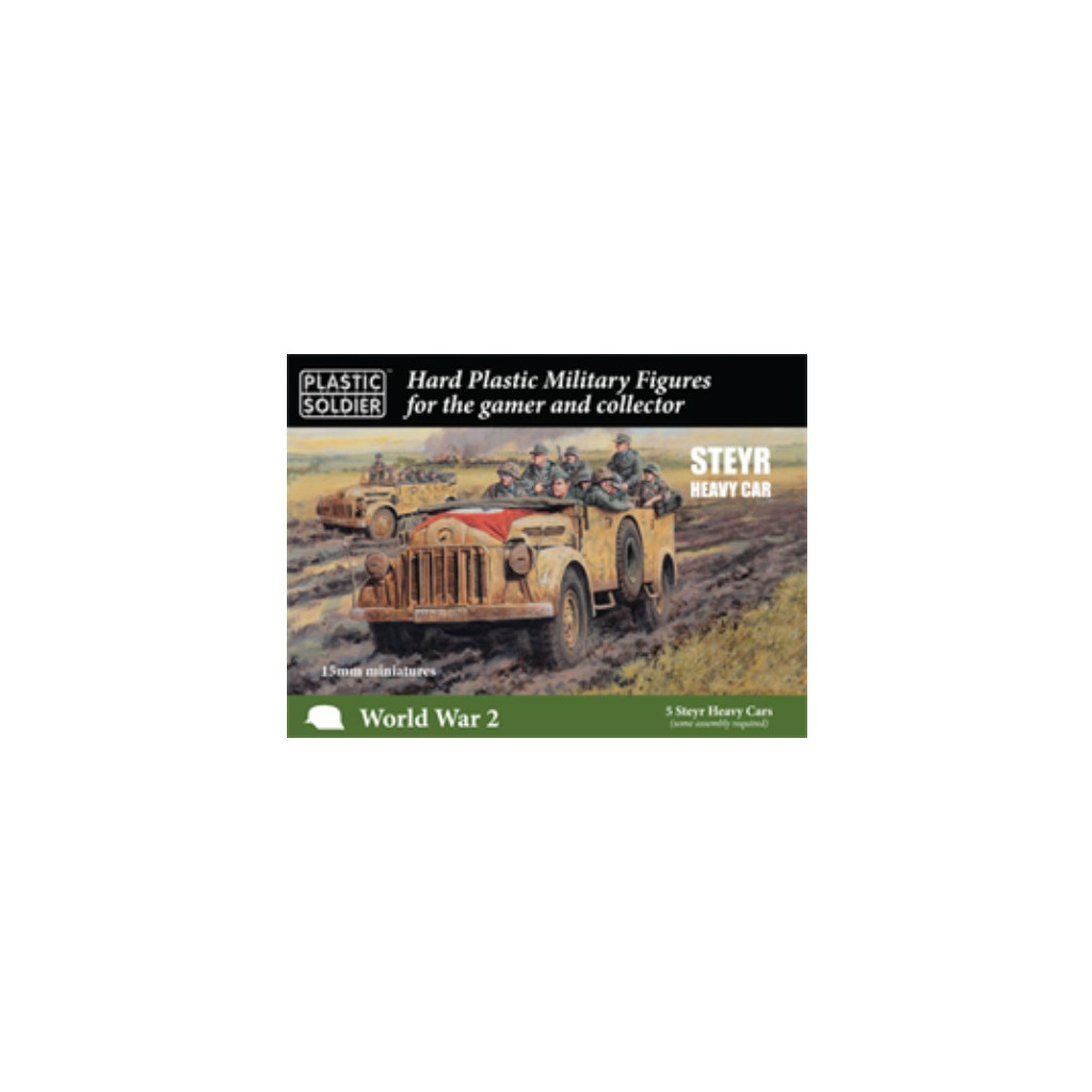 15mm WW2 German Steyr Heavy Car