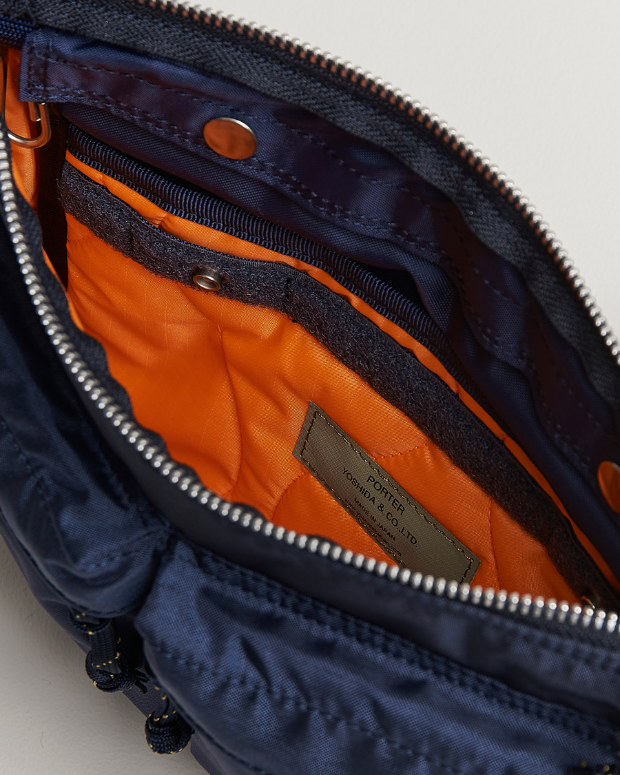 Porter-Yoshida & Co. Force Small Shoulder Bag Navy Blue