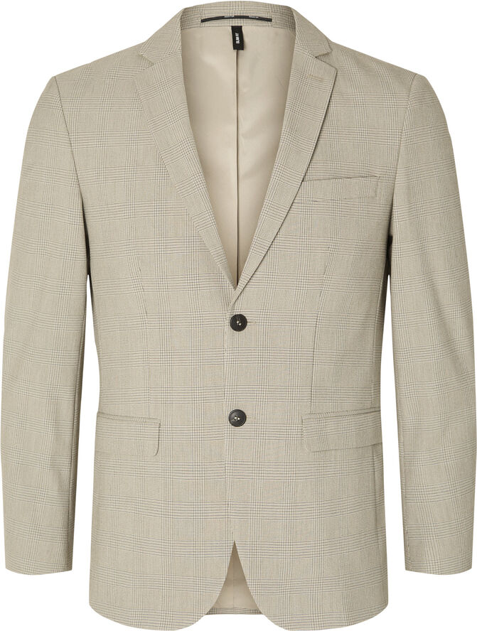 Selected Homme SLHSLIM-LIAM SAND CHECK BLZ FLEX NO Sand/brown
