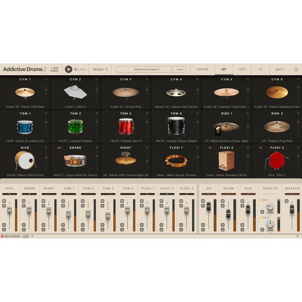 XLN Audio Addictive Drums 2 Custom XL