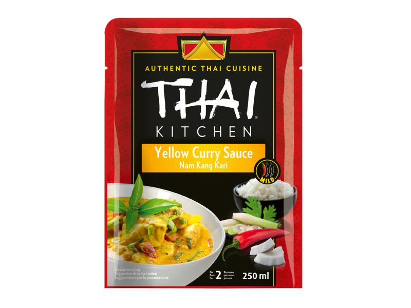 Thai Kitchen Yellow Curry Sauce 250 ml Gelbe Curry Fertigsauce