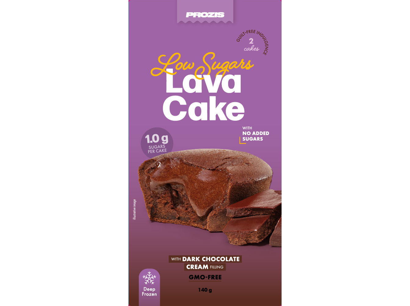 LAVA CAKE PROZIS LOW SUGAR 140G