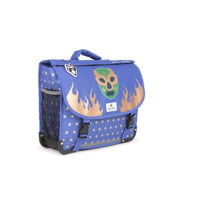 Cartable réversible Catch - 38 cm - 2 compartiments - bleu - Pol Fox