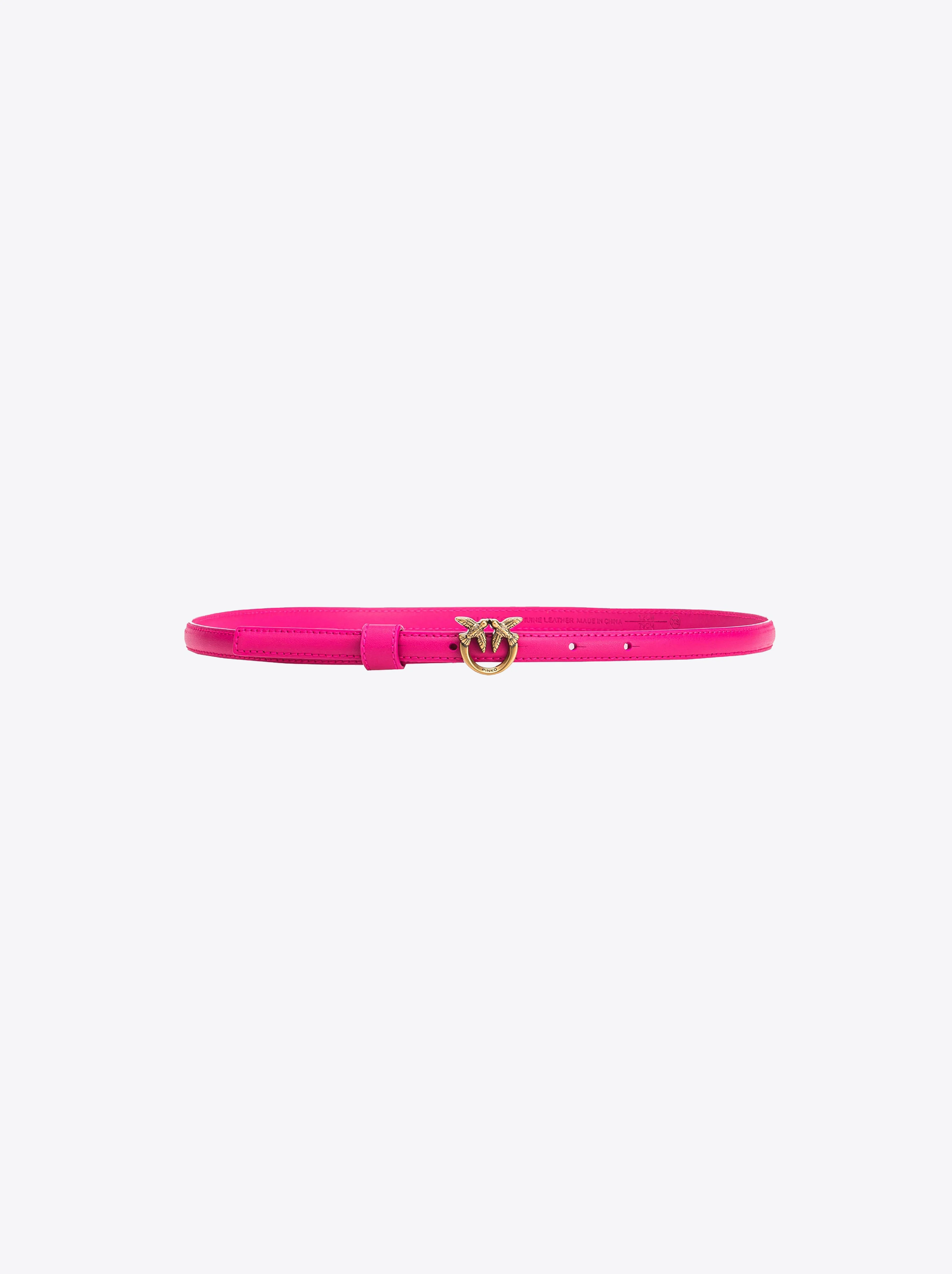 Fine ceinture avec boucle love birds | Rose