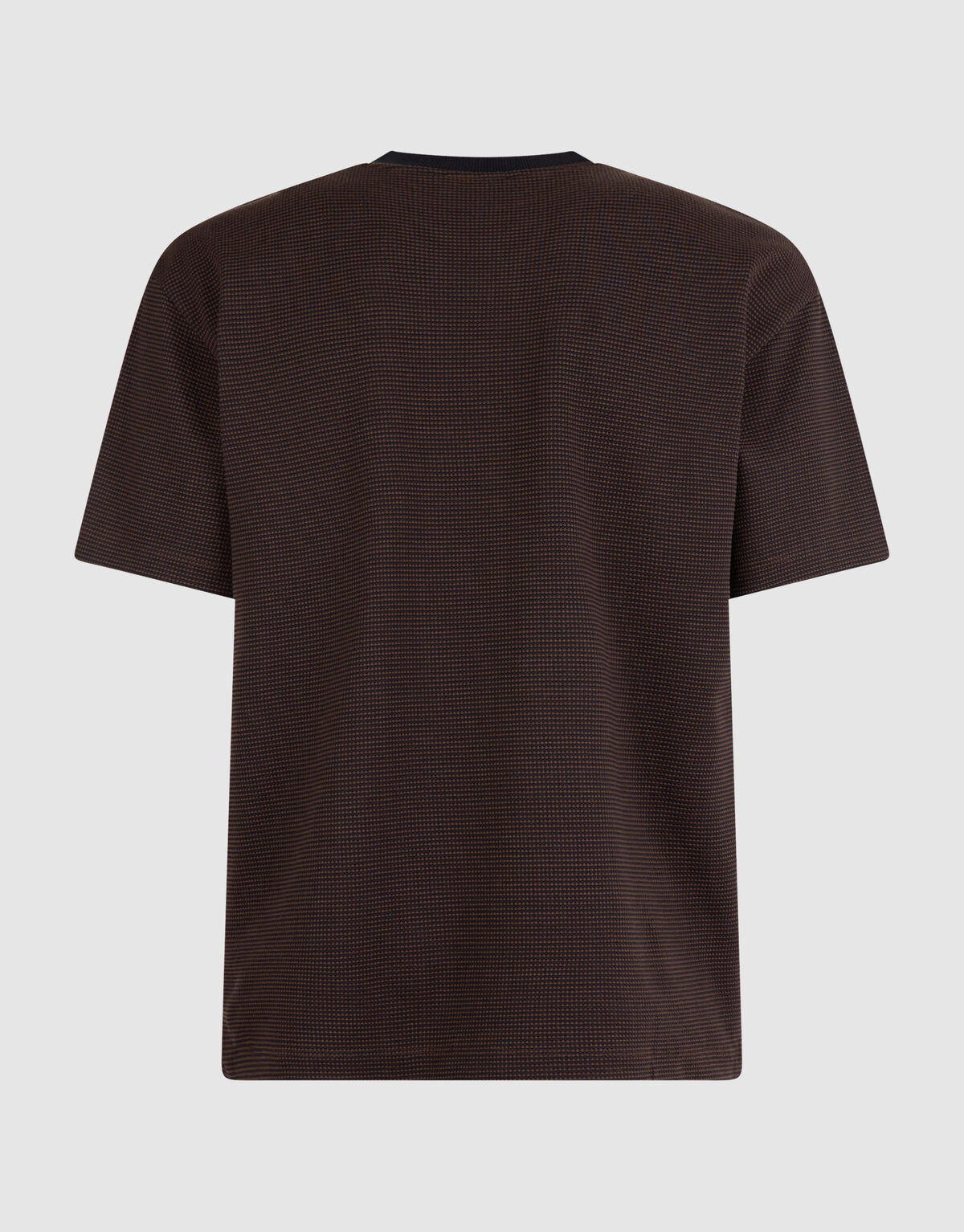 Honeycomb T-shirt Donkerbruin
