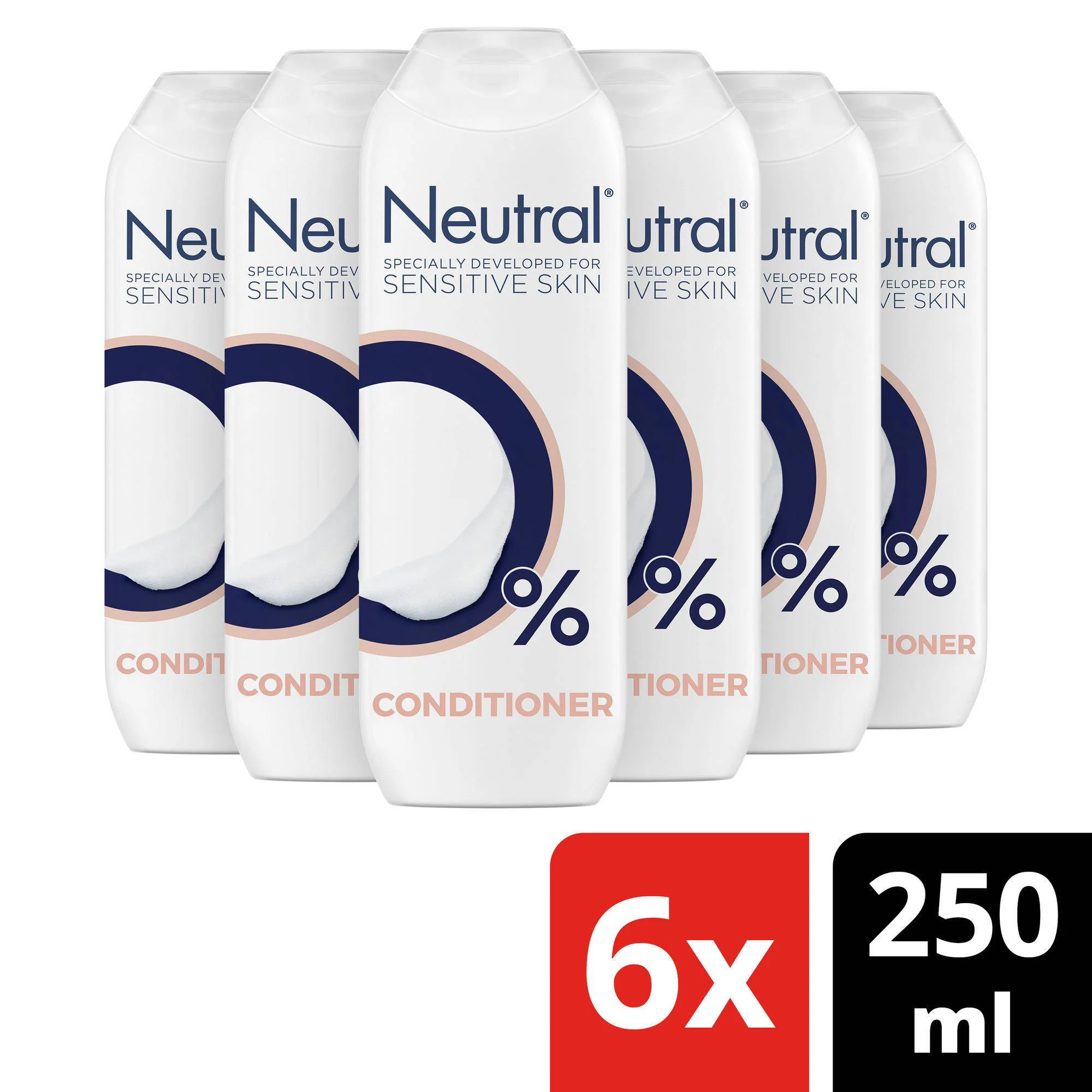 Neutral conditioner Parfumvrij - 6 x 250 ml