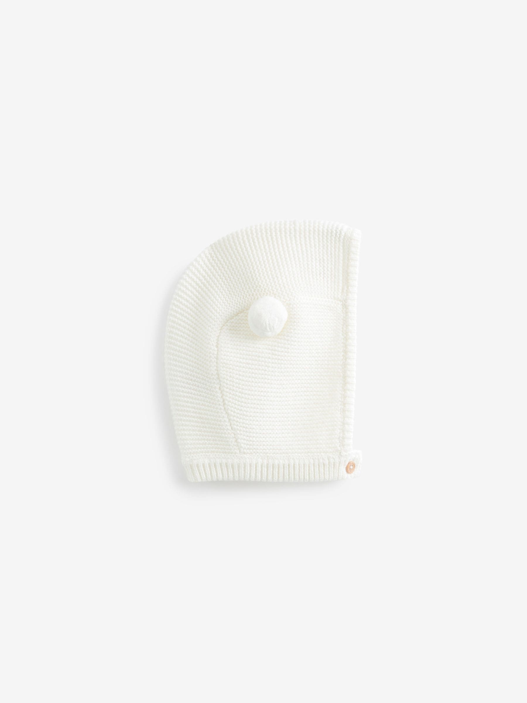The White Company geschenkset van gebreid wit biologisch katoen