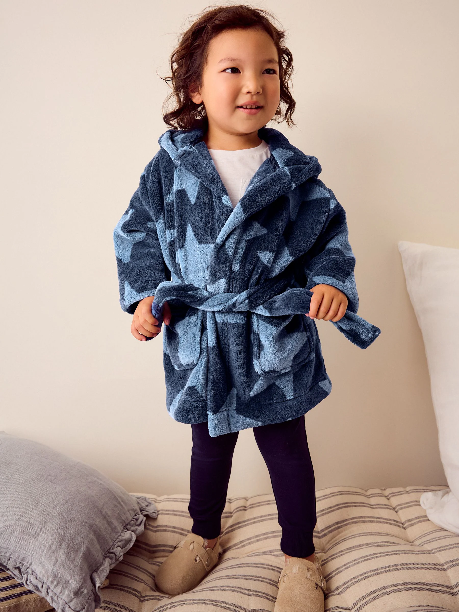 Marineblauw met sterren - Jurk (9mnd-12jr)