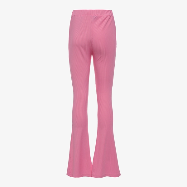 TwoDay meisjes flared broek rib roze