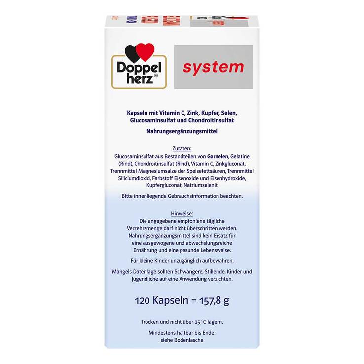 Doppelherz system Glucosamin Plus 800 Kapseln, 120 St