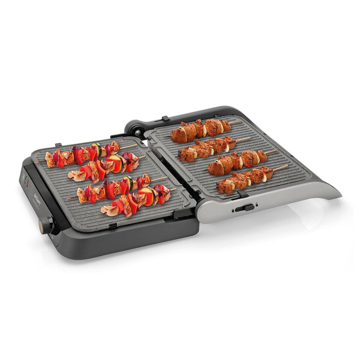 Arzum Tostçu Delux 1800W, Sandwichmaker, Antihaft-Gusseisenplatte