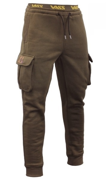 Vass Culture Pantalon cargo jogger de pêche vert kaki