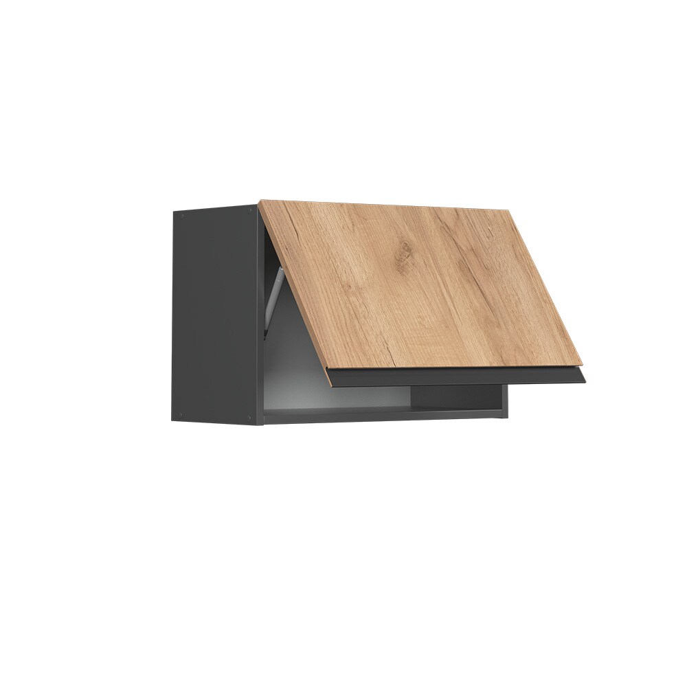 Vicco Hängeschrank flach Küchenschrank Küchenmöbel R-Line J-Shape Anthrazit Eiche 60 cm modern