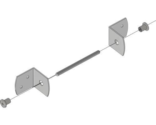 L-beugels voor beton 3 x 3 x 3,5 cm, set van 6