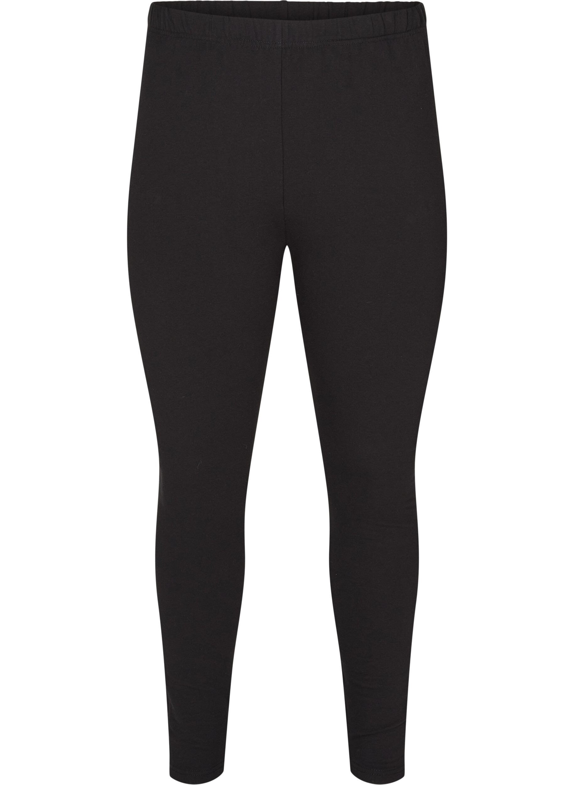 Leggings i bomuld med foer