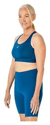 Brassière Asics Road Compression Bleu Femme