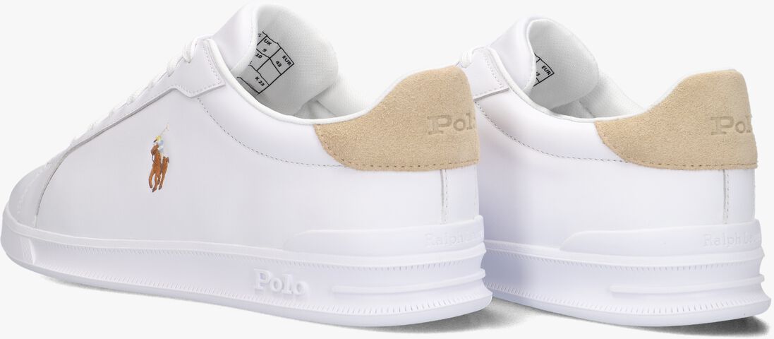 witte polo ralph lauren lage sneakers hrt ct ii