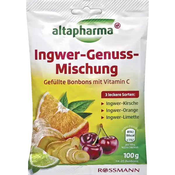 Gefüllte Ingwer-Bonbons mit Vitamin C