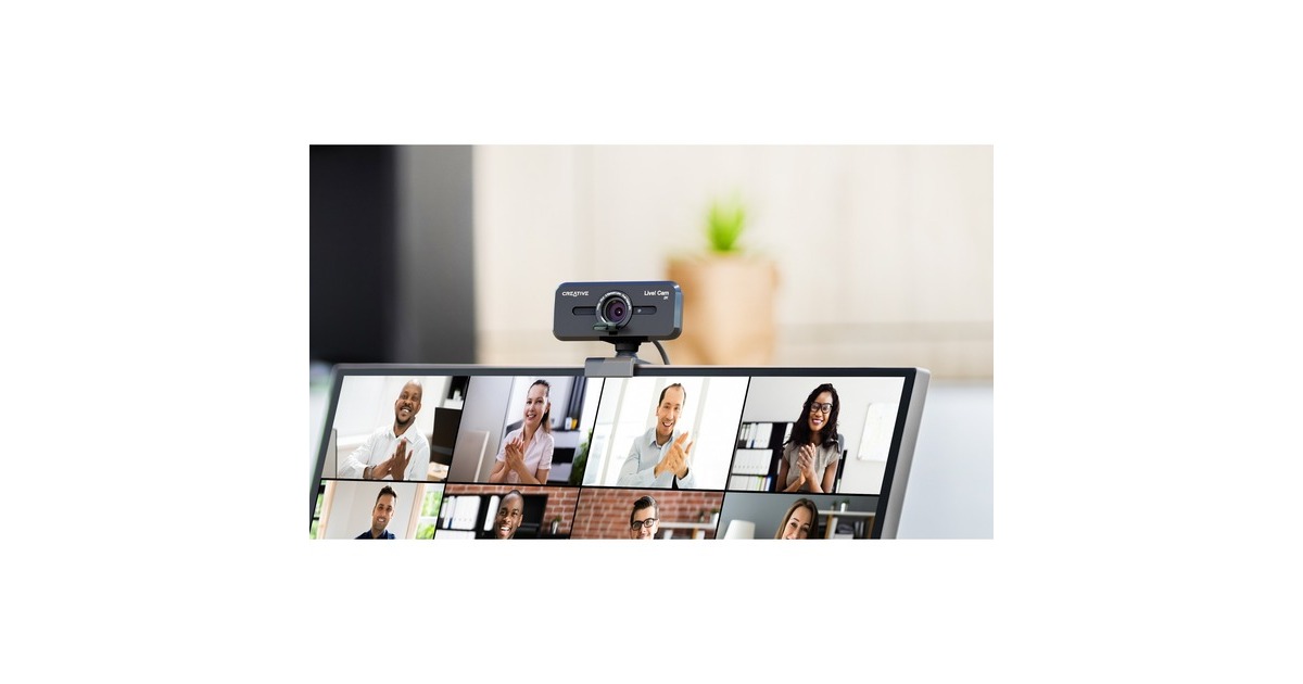CreativeLive! Cam Sync V3 webcam  (Zwart)