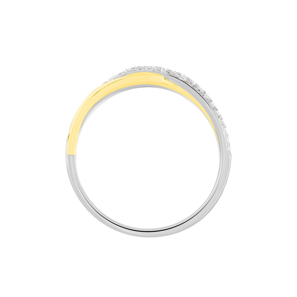 Bague Nene Or Bicolore Diamant