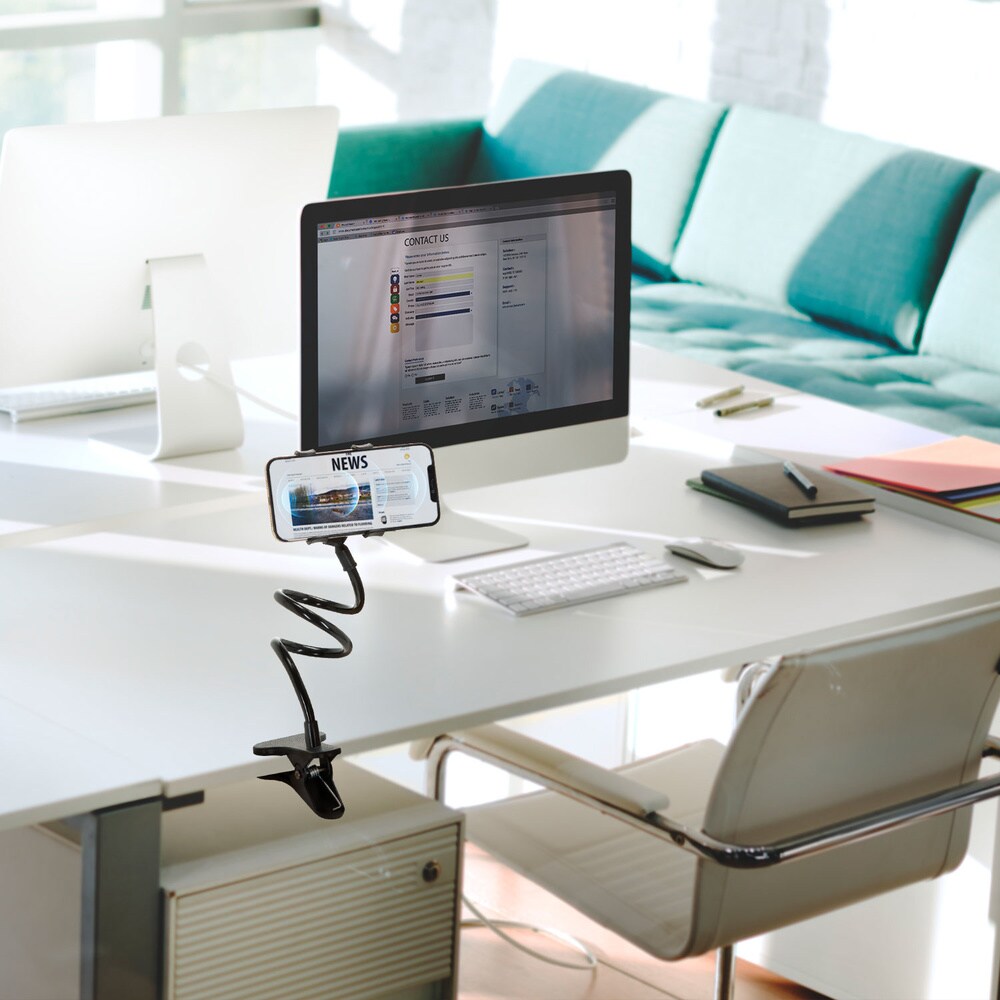Handy & Tablet Halterung FLEXMOBI Kunststoff, Metall hjh OFFICE