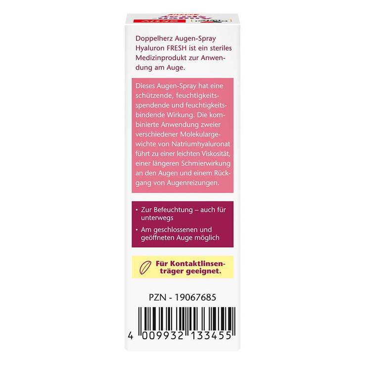 Doppelherz Augen-Spray Hyaluron Fresh, 10 ml