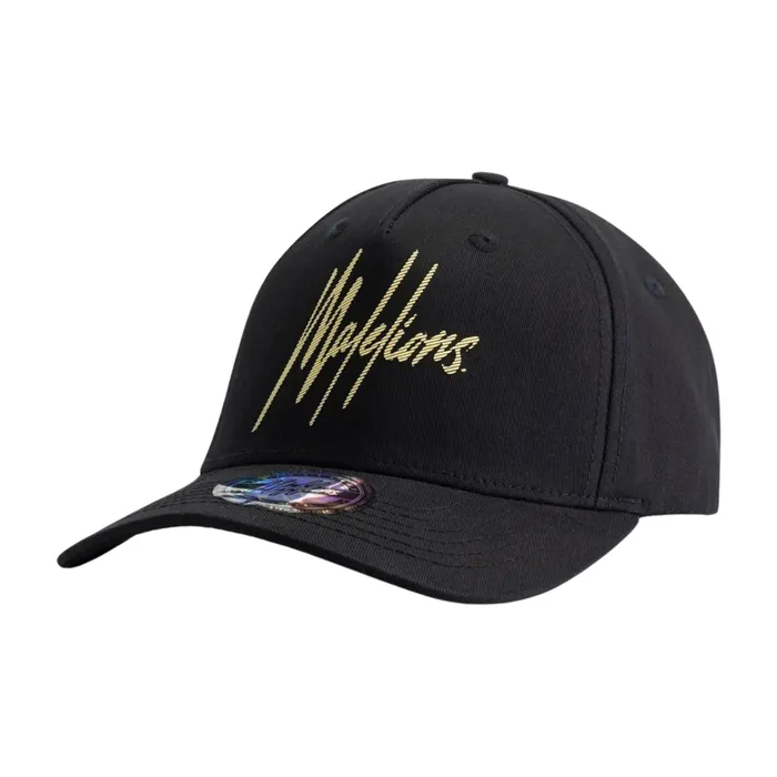 Malelions Striped Signature Logo Cap Heren