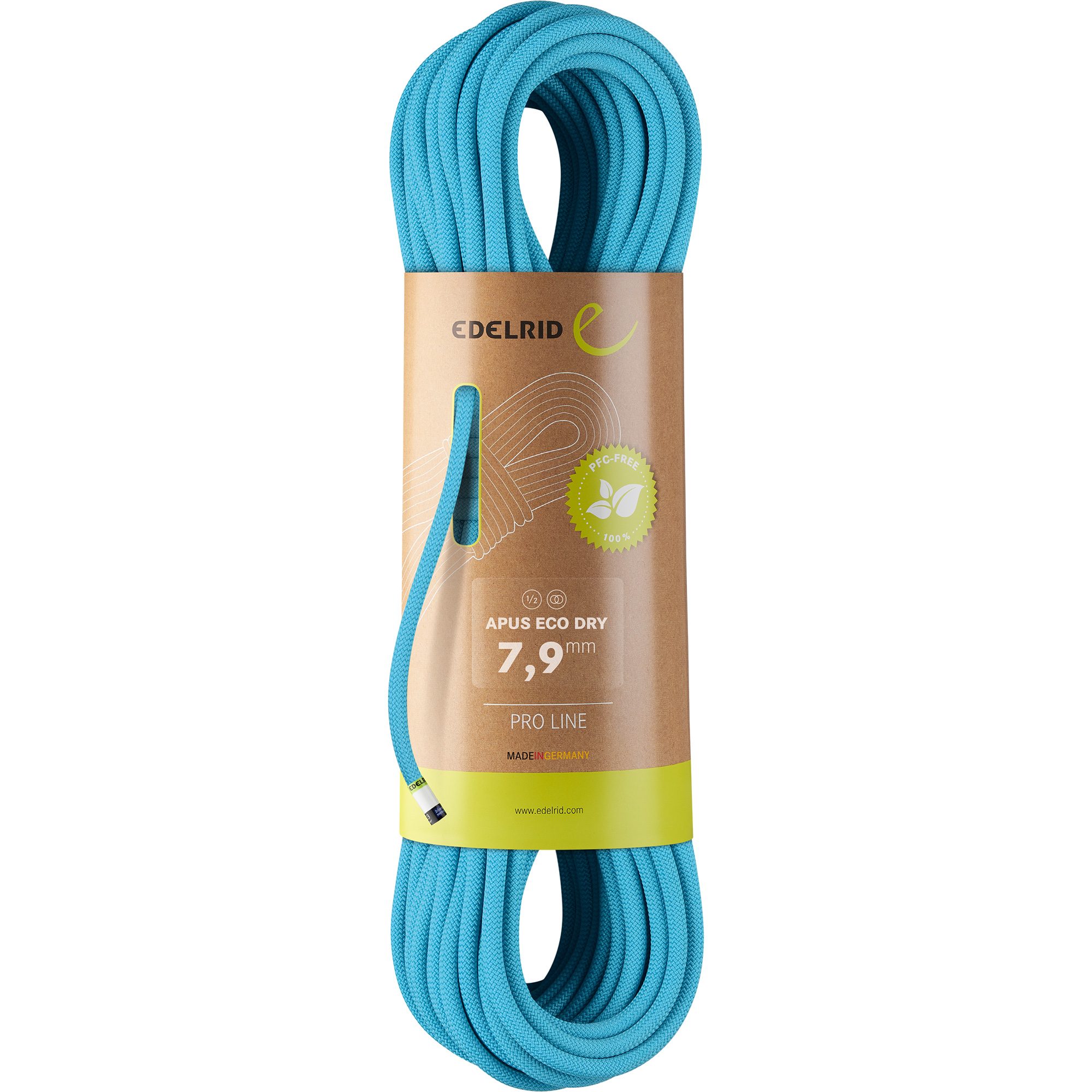 Edelrid Apus Eco Dry 7,9mm Seil icemint