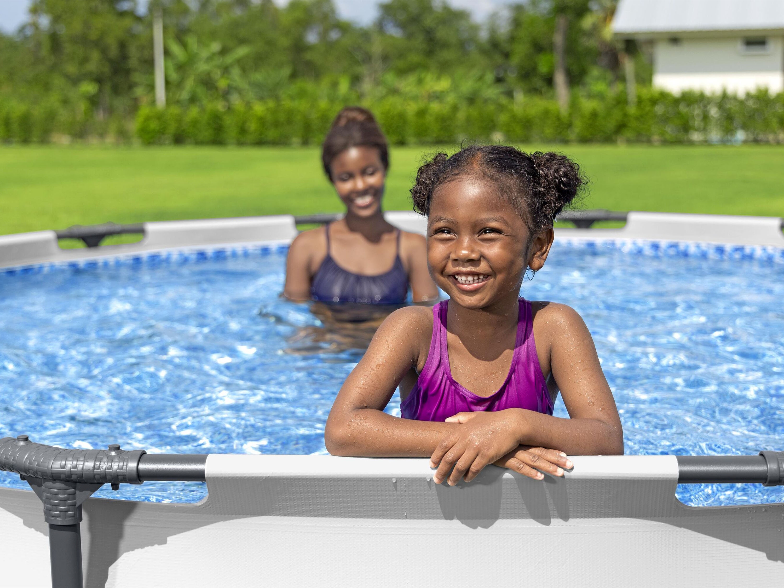 Bestway Pool Set hellgrau 366 x 76 cm